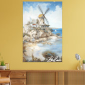 Daylight on the Coast, by artist Bella Catza Canvas Afdruk (Insitu (Woonkamer))