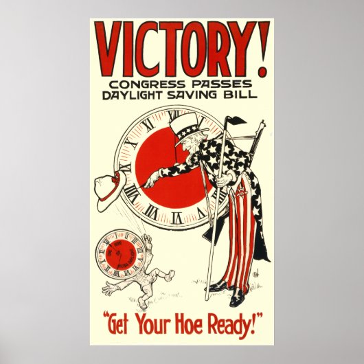 Daylight Saving Bill Poster (Voorkant)