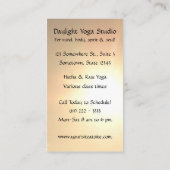 Daylight Yoga Studio-Visitekaartje Visitekaartje (Achterkant)
