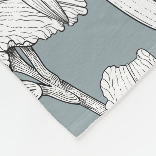 Daylileugens Fleece Deken (Hoek)