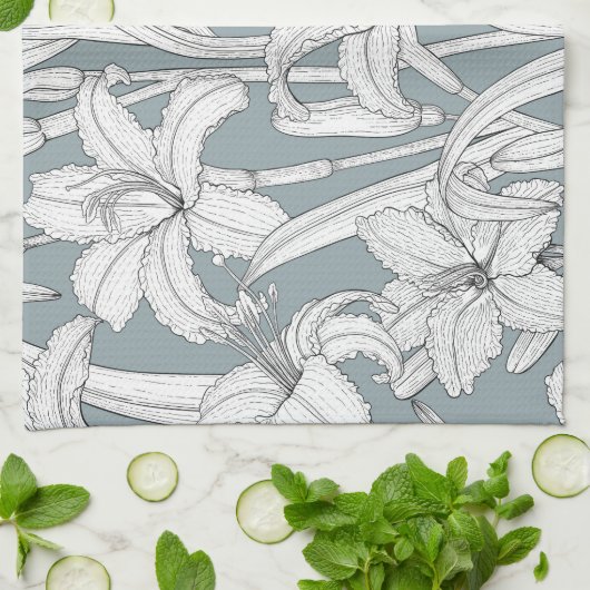 Daylileugens Theedoek (Gevouwen)