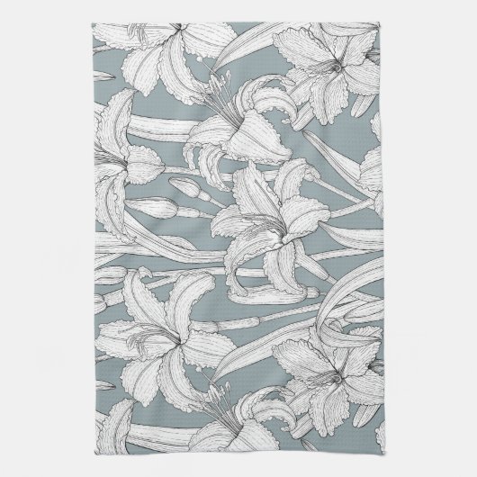 Daylileugens Theedoek (Verticaal)