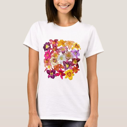 Daylilies Collage T-shirt (Voorkant)