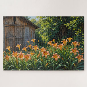Daylilies en Shed Legpuzzel