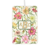 Daylilies Floral Botanical Pattern gepersonaliseer Luchtverfrisser (Voorkant)
