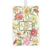 Daylilies Floral Botanical Pattern gepersonaliseer Luchtverfrisser (Achterkant)