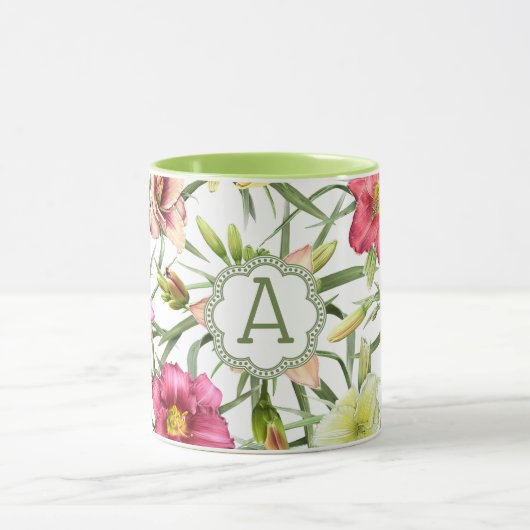 Daylilies gepersonaliseerd mok (Midden)