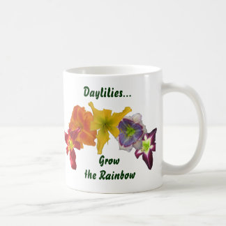 Daylilies Groei de regenboog Koffiemok