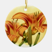 Daylilies - Hemerocallis Keramisch Ornament (Voorkant)