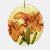 Daylilies - Hemerocallis Keramisch Ornament (Links)