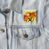 Daylilies - Hemerocallis Vierkante Button 5,1 Cm (In situ)