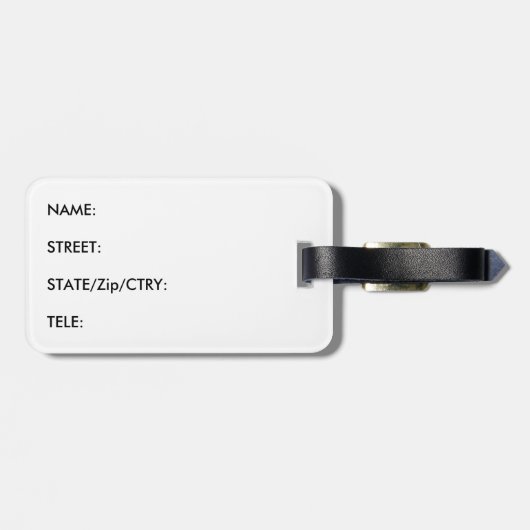 DAYLILY "Blond Baby" — Bagagelabel (Achterkant horizontaal)