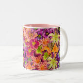 Daylily Blooms Tweekleurige Koffiemok (Voorkant rechts)