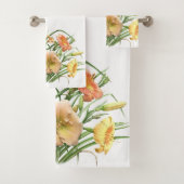 Daylily Bouquet Bad Handdoek (Insitu)