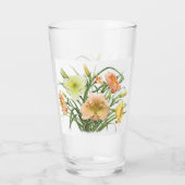 Daylily Bouquet Floral Glas (Achterkant)