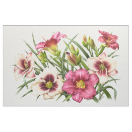 Daylily Bouquet Rubies Stof