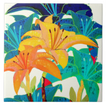 Daylily Ceramic Kitchen Tegel