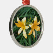 DAYLILY "Downey" Gold Duo — Metalen Ornament (Rechts)