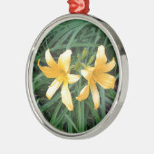 DAYLILY "Downey" Gold Duo — Metalen Ornament (Links)