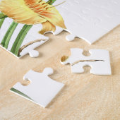 Daylily Floral Botanical Art op maat Legpuzzel (Zijkant)