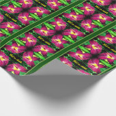 Daylily Flower Close Up gepersonaliseerd Cadeaupapier (Hoek)