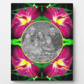 Daylily Flower Creëer Uw eigen foto Fotoplaat (Voorkant)