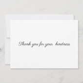 Daylily Flower Flat Dank u kaart (Achterkant)