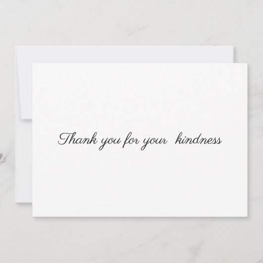 Daylily Flower Flat Dank u kaart (Achterkant)