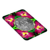 Daylily Flower Lijst Creëer Uw eigen foto Magneet (Rechterzijde)