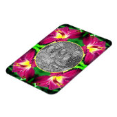 Daylily Flower Lijst Creëer Uw eigen foto Magneet (Linkerzijde)