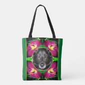 Daylily Flower Lijst Creëer Uw eigen foto Tote Bag (Achterkant)