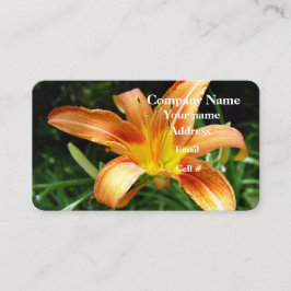 Daylily Foral Petals Visitekaartje