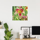 Daylily Garden Poster (Thuiskantoor)