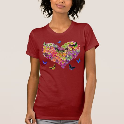 Daylily Heart T-shirt (Voorkant)