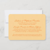 Daylily Hemerocallis-uitnodiging voor het florale  Kaart (Achterkant)