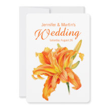 Daylily Hemerocallis-uitnodiging voor het florale 