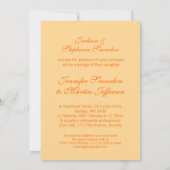 Daylily Hemerocallis-uitnodiging voor het florale  Kaart (Achterkant)