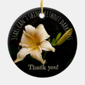 Daylily Keramisch Ornament (Achterkant)