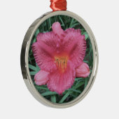DAYLILY "Little Fat Dazzler" Metalen Ornament (Rechts)