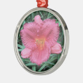 DAYLILY "Little Fat Dazzler" Metalen Ornament (Links)