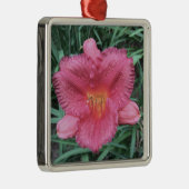 DAYLILY "Little Fat Dazzler" Metalen Ornament (Rechts)