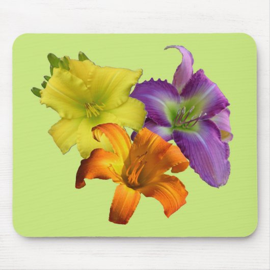 Daylily Mousepad Muismat (Voorkant)