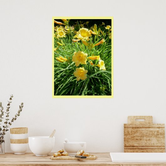 Daylily Splendor Poster (Keuken)