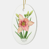 Daylily - Svengali Keramisch Ornament (Links)