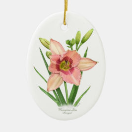 Daylily - Svengali Keramisch Ornament