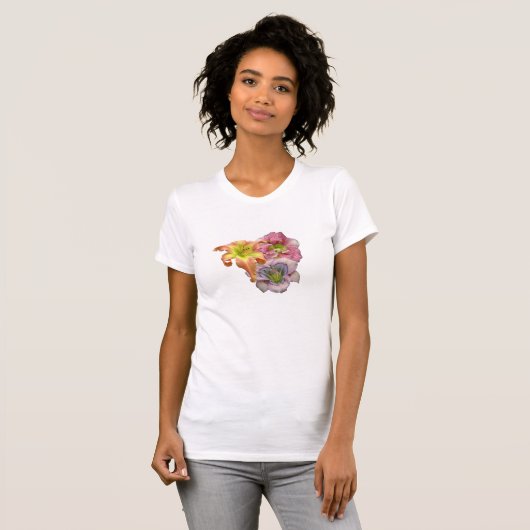 Daylily Trio T-Shirt (Voorkant volledig)