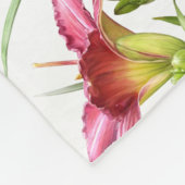 Daylivlies over de hele wereld fleece deken (Hoek)