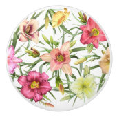 Daylivlies over de hele wereld keramische knop (Voorkant)