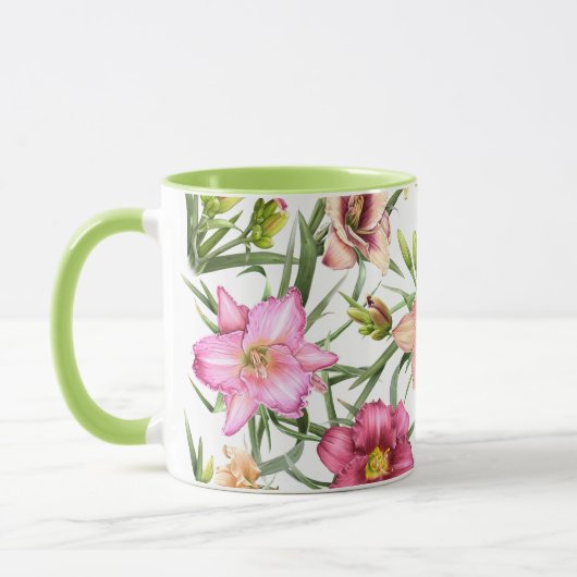 Daylivlies over de hele wereld mok (Links)