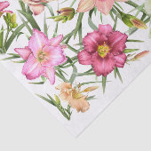 Daylivlies over de hele wereld tissuepapier (Detail)